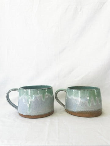 Hazel Mug - Powdered Blue & Sage